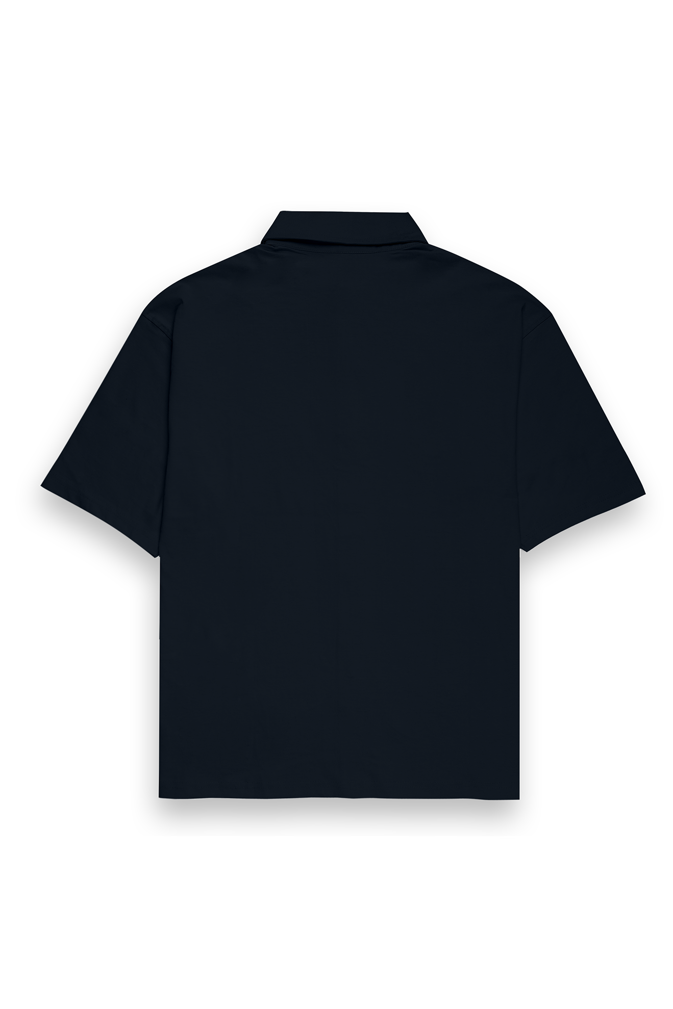 Unisex Oversized Shirt-Navy Blue