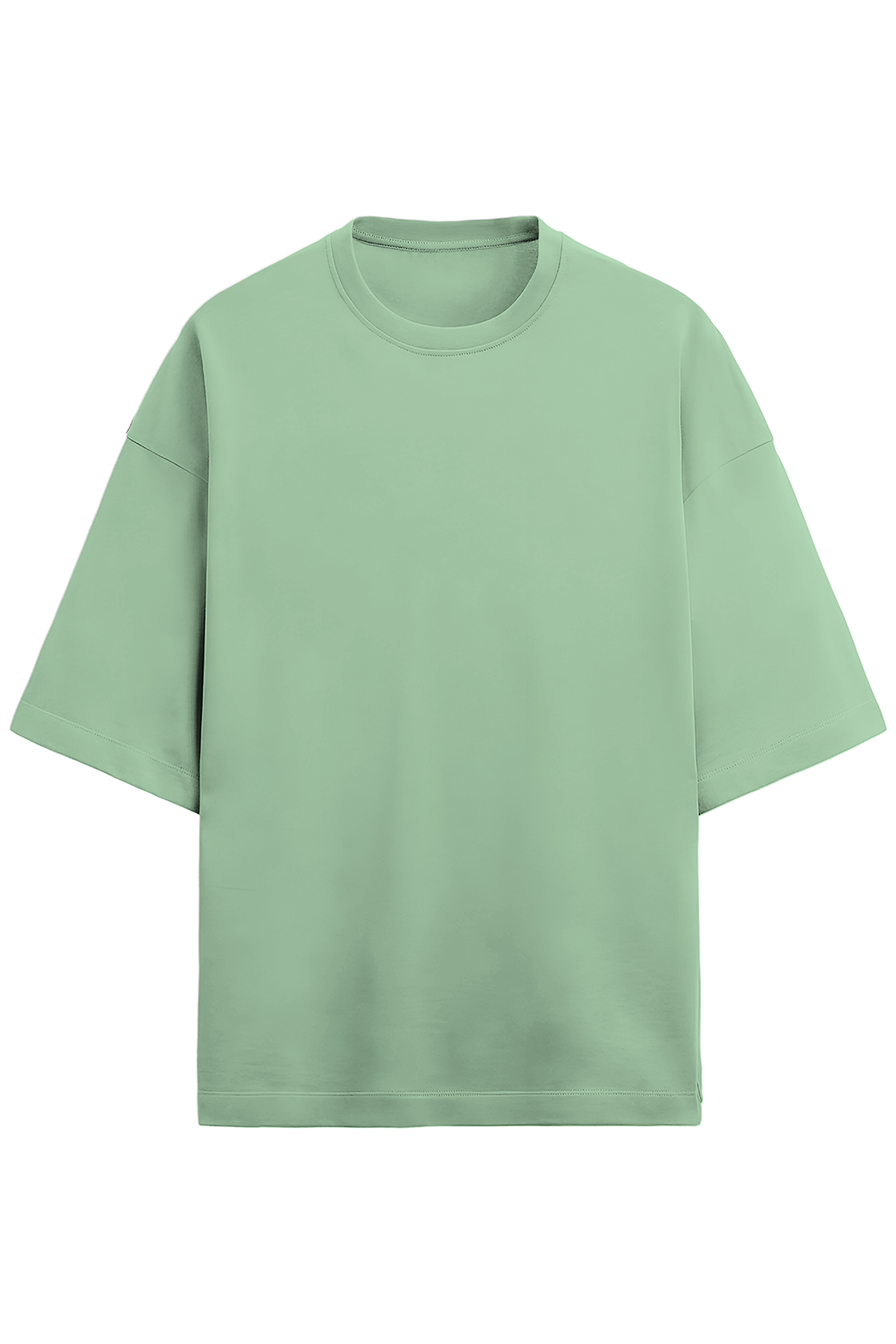 An Oversized T - Terry Cotton Jade