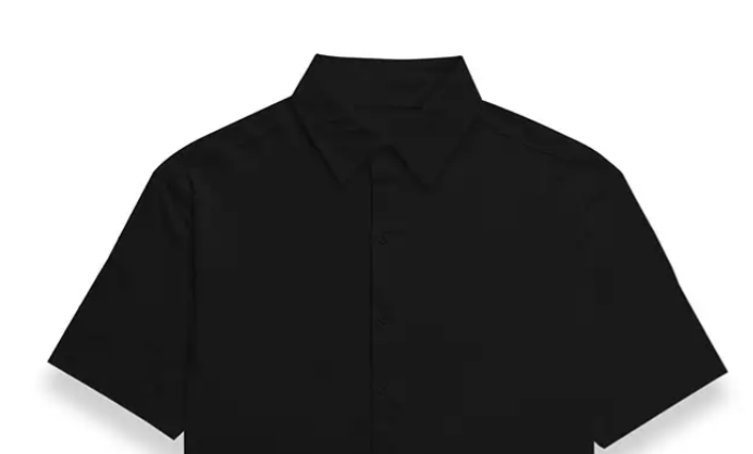 An Oversized Shirt -Black Whyt One