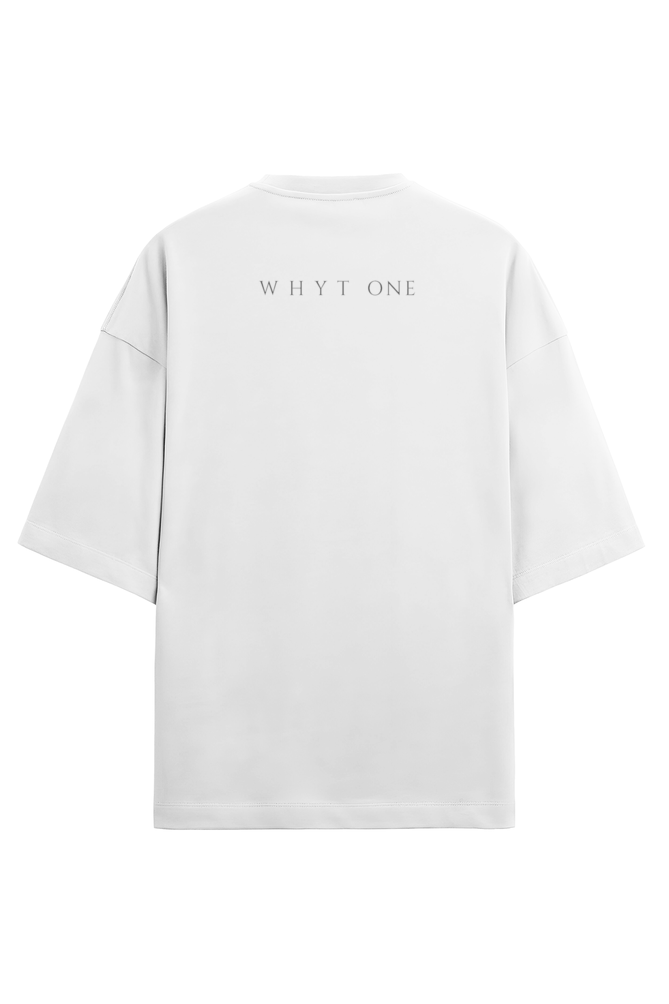An Oversized T - Terry Cotton White