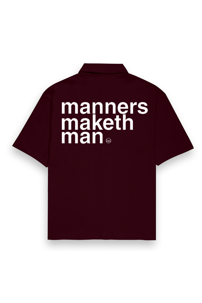 Unisex Oversized Shirt- Maroon
