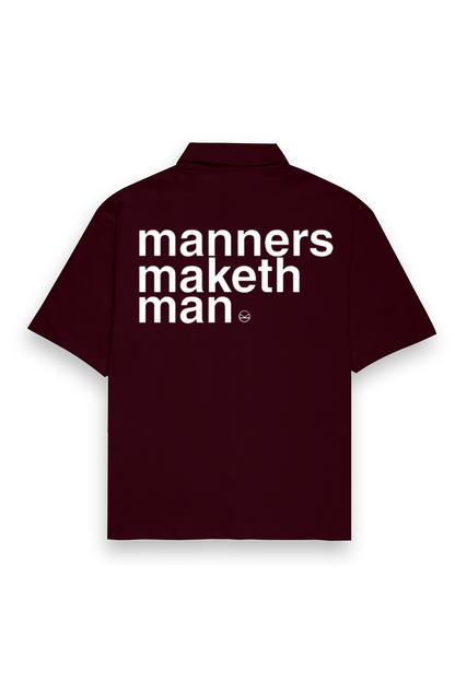 Unisex Oversized Shirt- Maroon