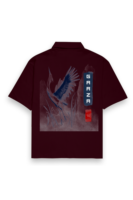 Unisex Oversized Shirt- Maroon