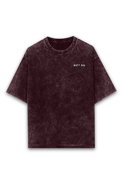 ACID WASH Oversized T-shirt 4 Colours Logo