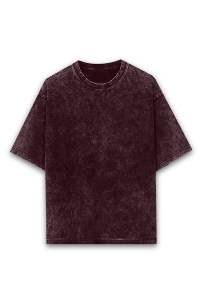 ACID WASH Oversized T-shirt 4 Colours Logo