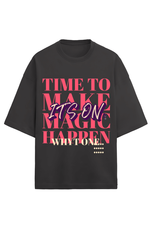 An Oversized T - Terry Cotton
