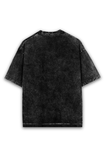 ACID WASH Oversized T-shirt 4 Colours Logo