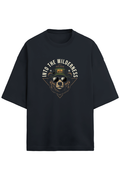 An Oversized T - Terry Cotton Navy Blue
