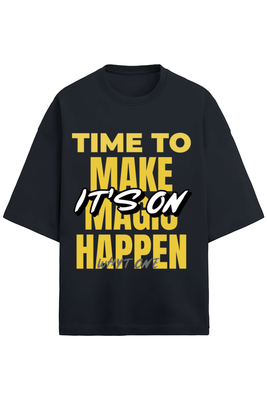 An Oversized T - Terry Cotton