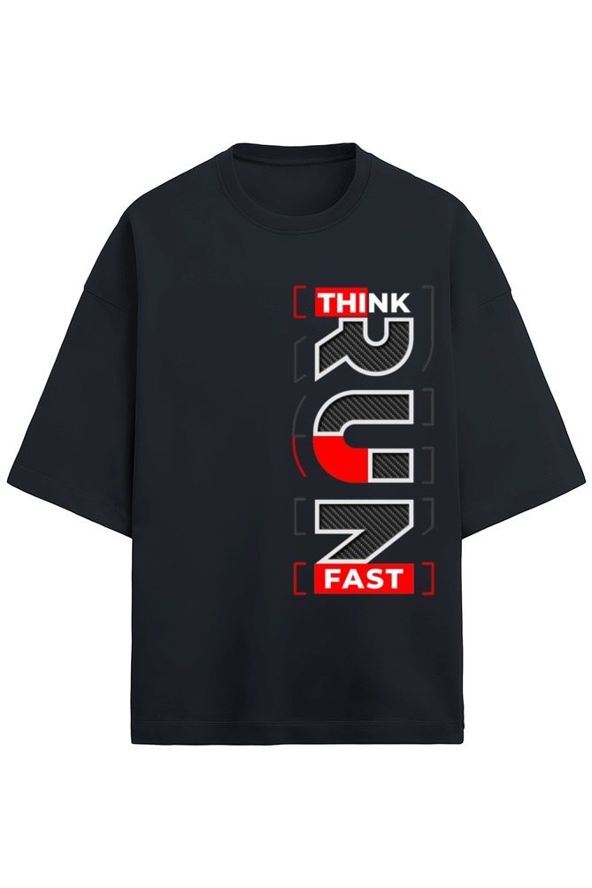 An Oversized T - Terry Cotton Navy Blue