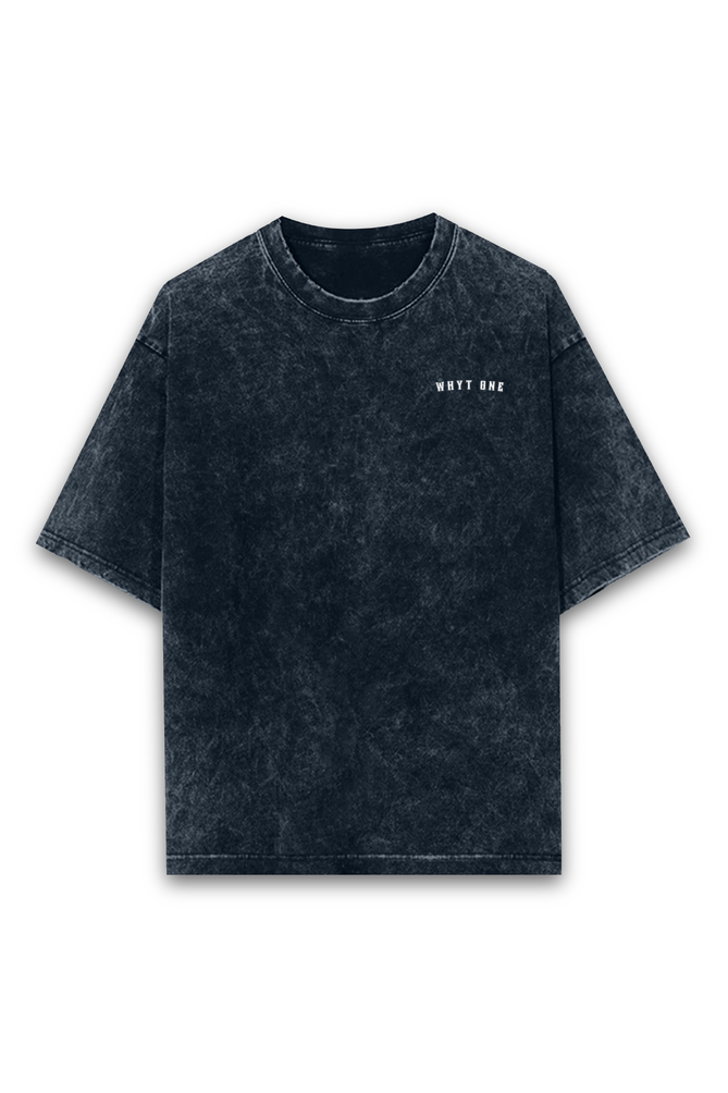 ACID WASH Oversized T-shirt 4 Colours Logo