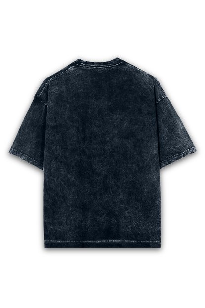 ACID WASH Oversized T-shirt 4 Colours Logo