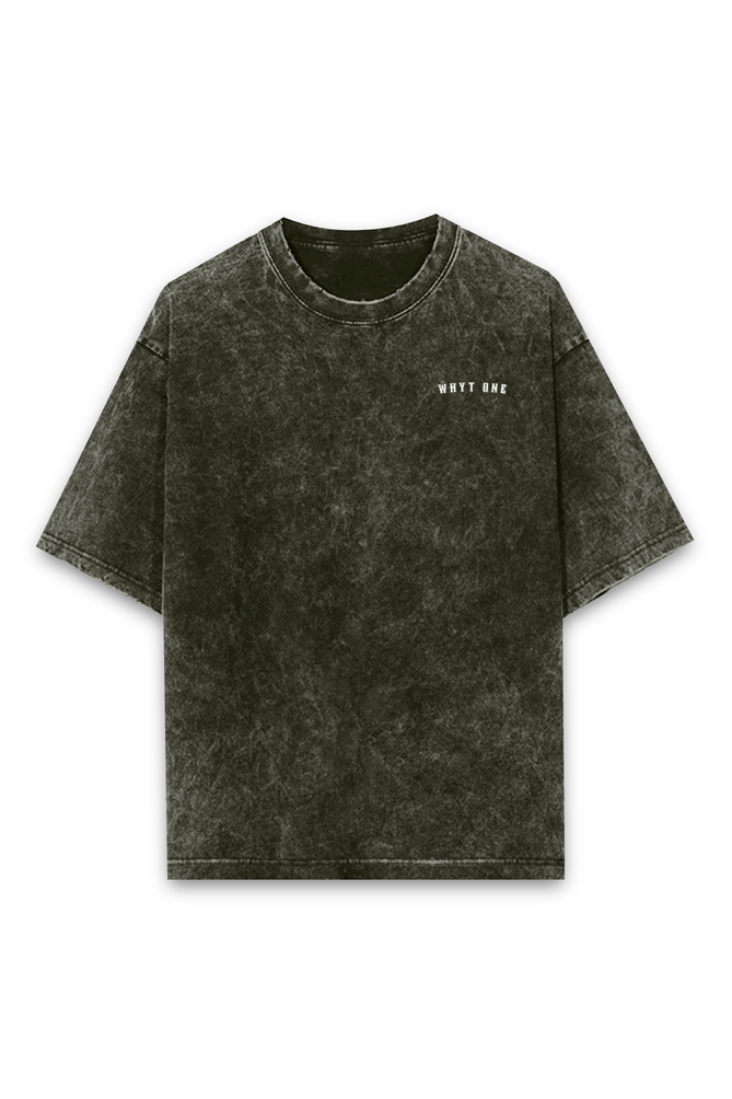 ACID WASH Oversized T-shirt 4 Colours Logo