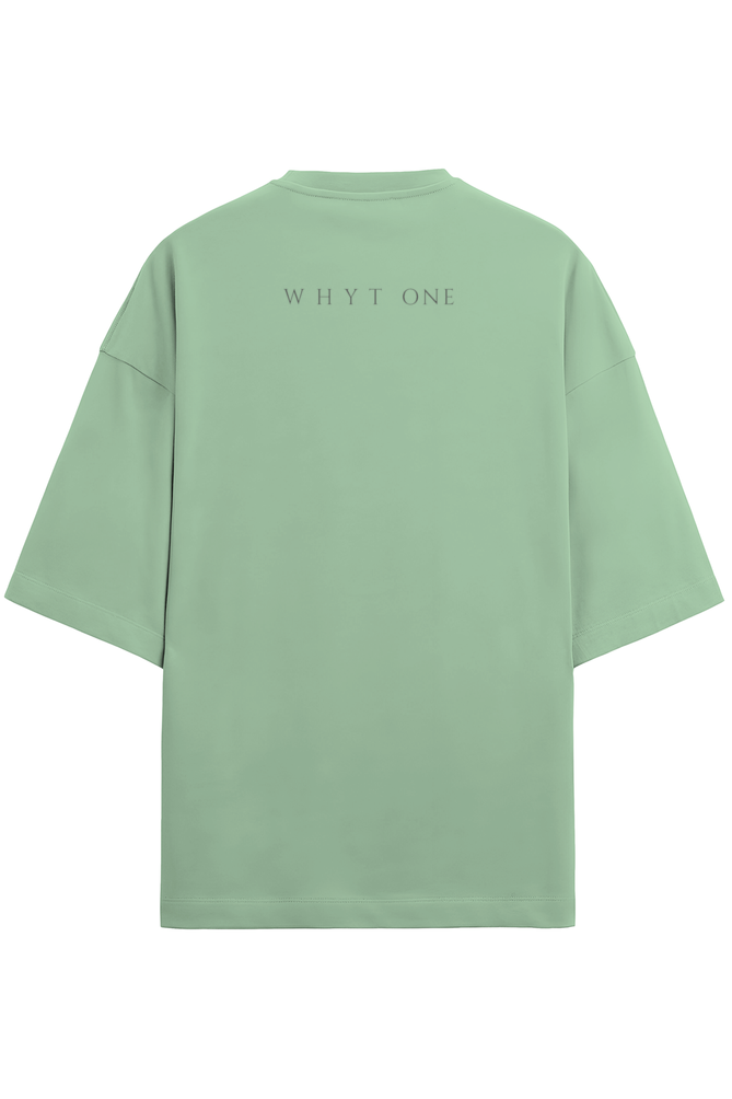 An Oversized T - Terry Cotton Jade