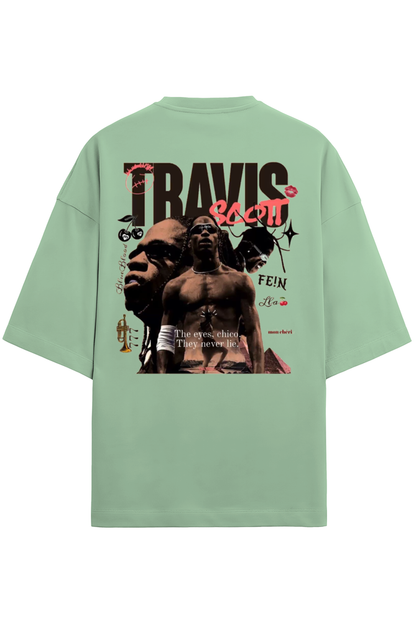 An Oversized T - Terry Cotton Jade