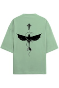 An Oversized T - Terry Cotton Jade