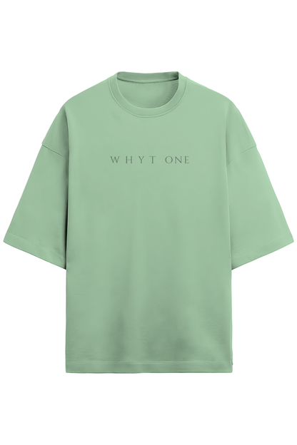 An Oversized T - Terry Cotton Jade
