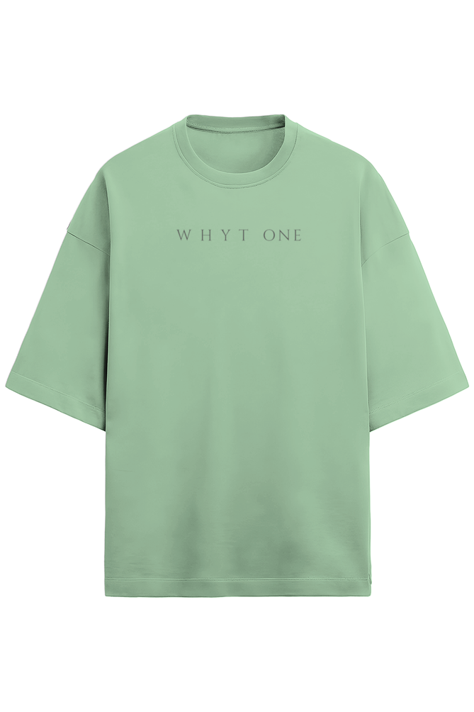 An Oversized T - Terry Cotton Jade