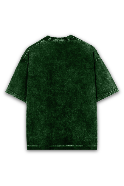 ACID WASH Oversized T-shirt 4 Colours Logo