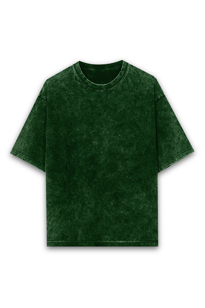 ACID WASH Oversized T-shirt 4 Colours Logo