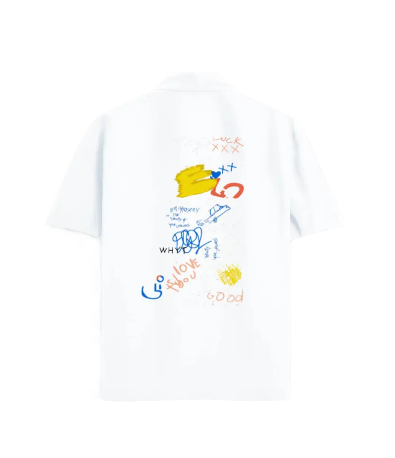 French Terry Oversized Button Shirt