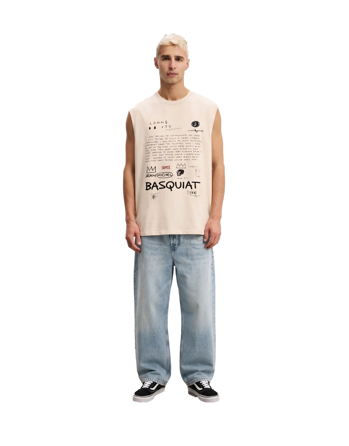 French Terry Oversized Tank Top