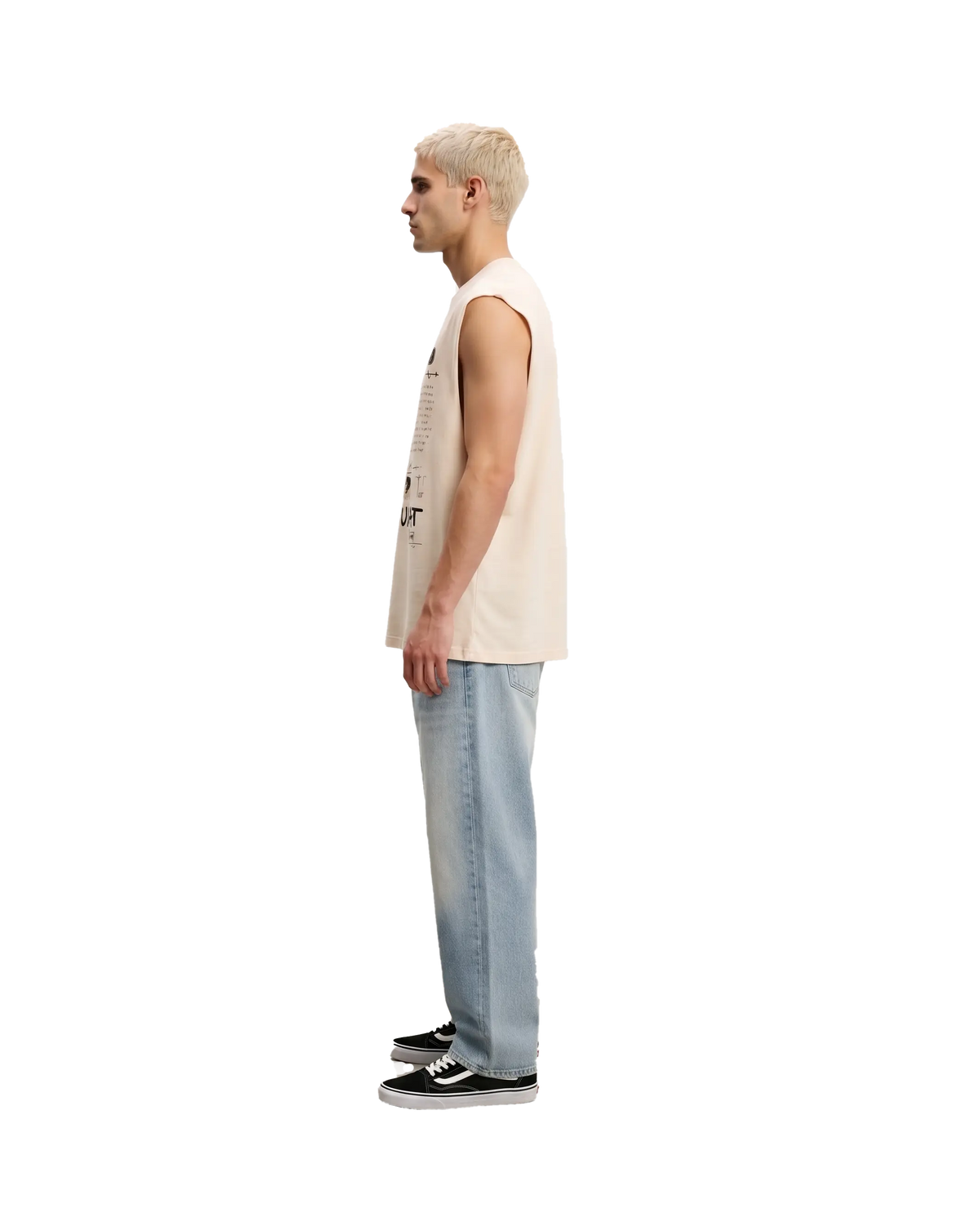 French Terry Oversized Tank Top