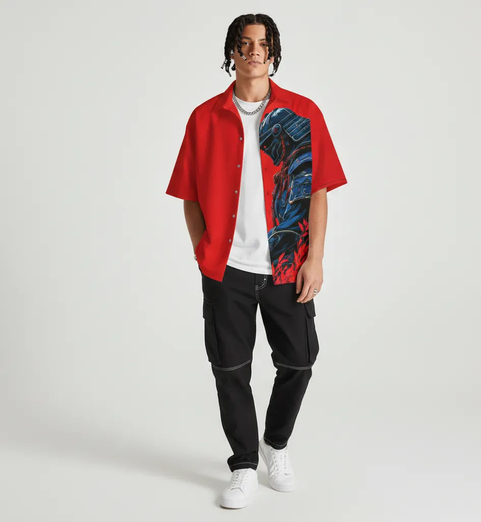 Red Tide Relax-Fit Button shirt Point 9.8
