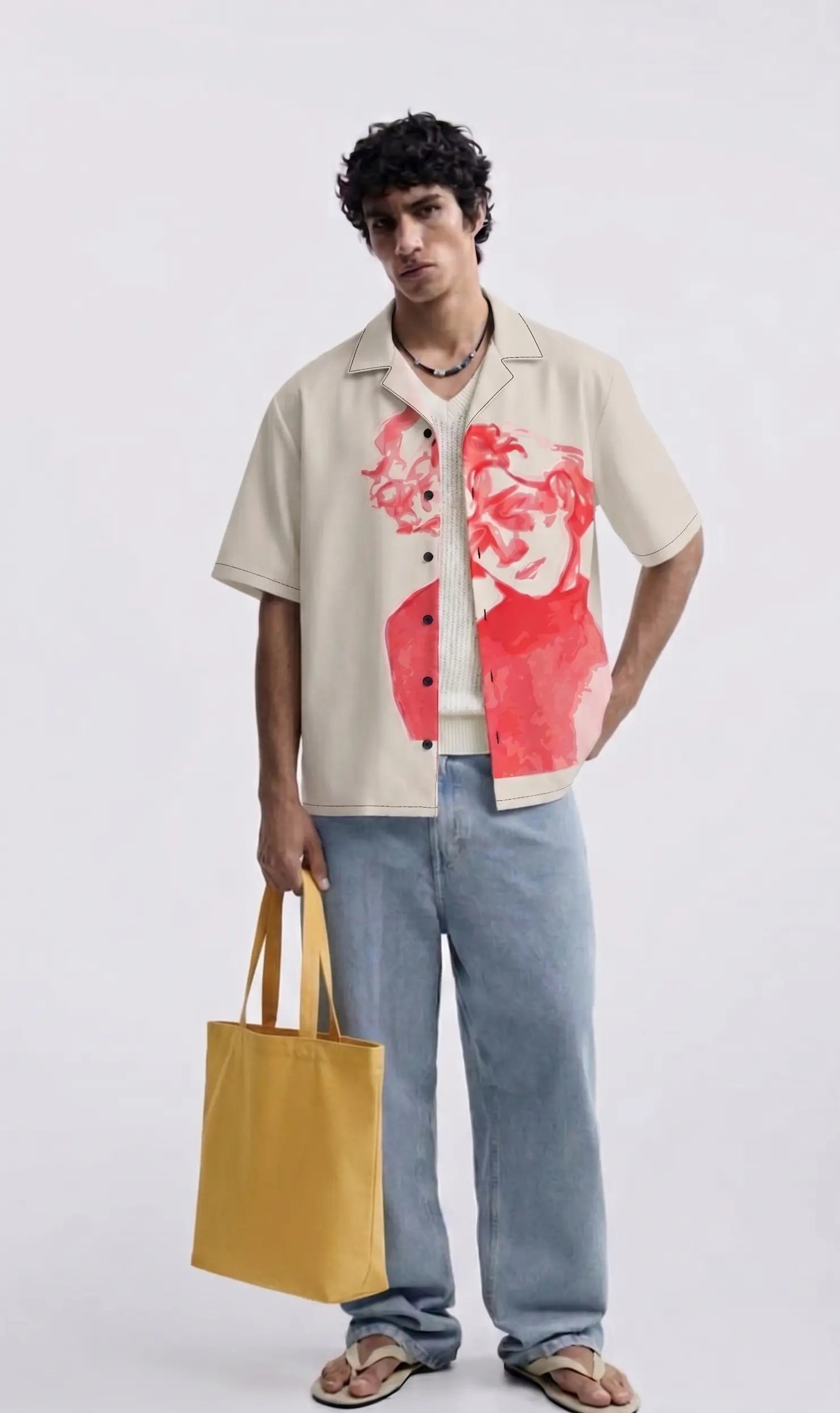 Unisex button shirt