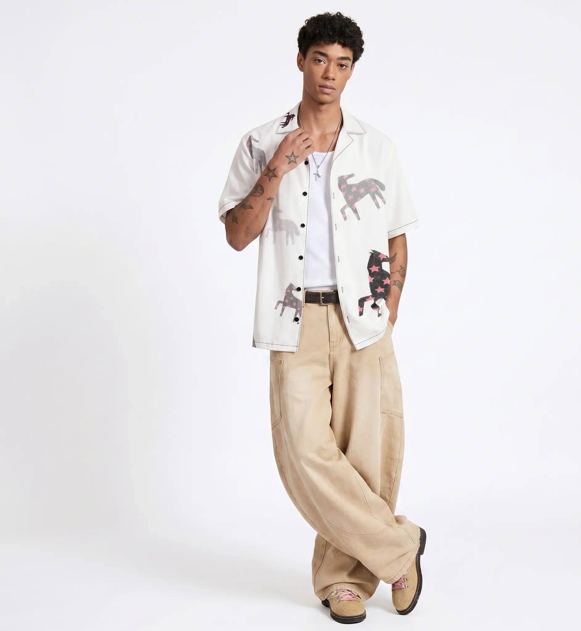 Unisex button shirt