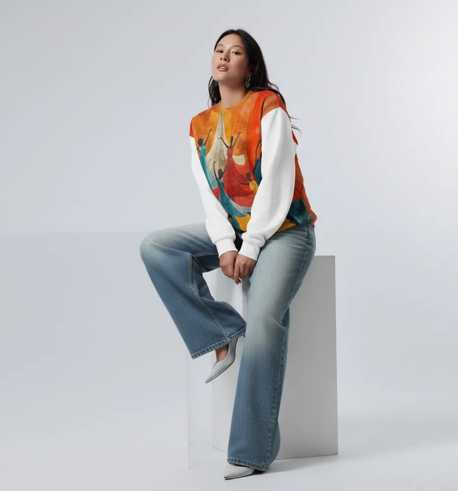 Unisex Premium Printed Classic Sweatshirt Point 6.2