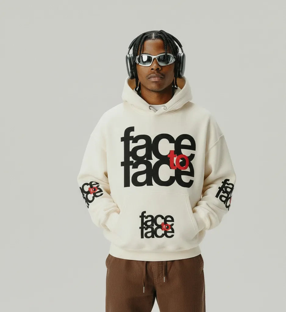 Face \Off Relaxed Fit Hoodie