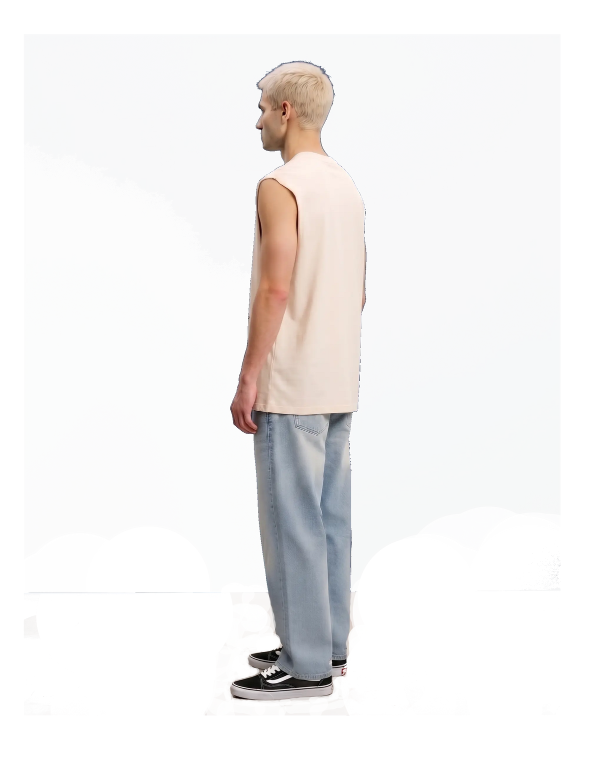 French Terry Oversized Tank Top