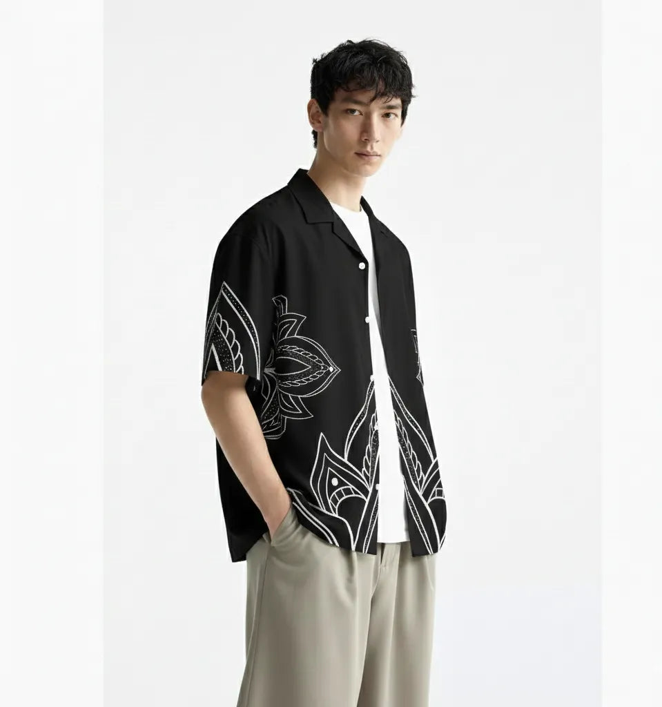 Sharp Fit Relax-Fit Button Shirt Point 27.6