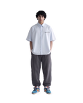 French Terry Oversized Button Shirt