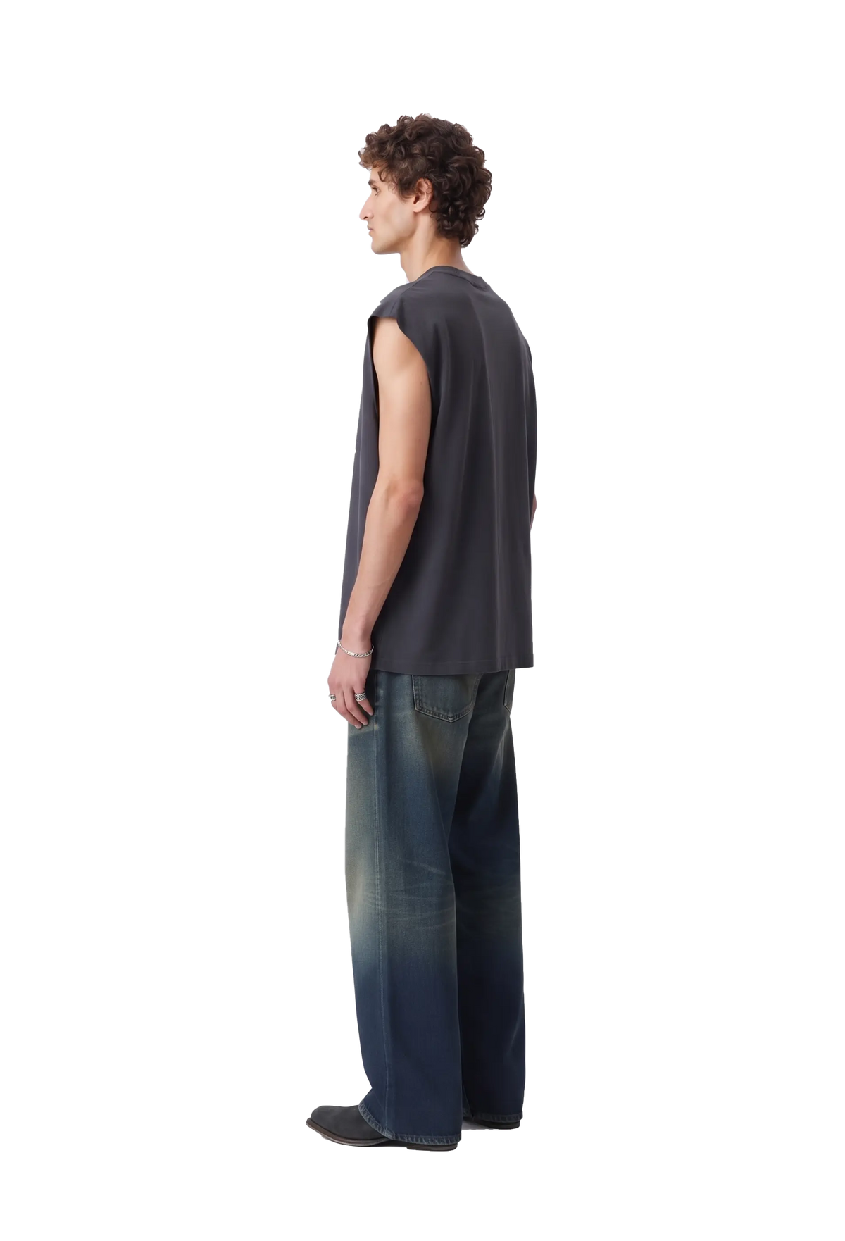 French Terry Oversized Tank Top