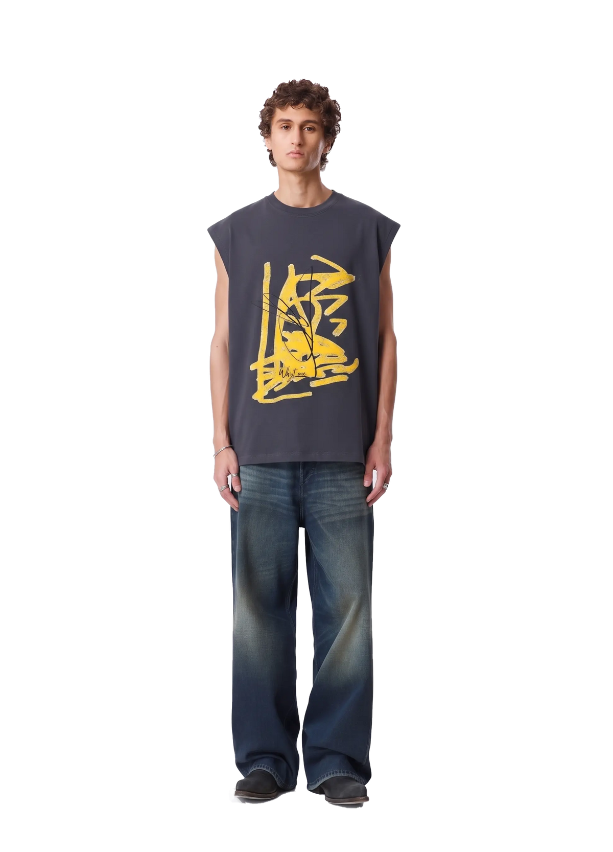 French Terry Oversized Tank Top