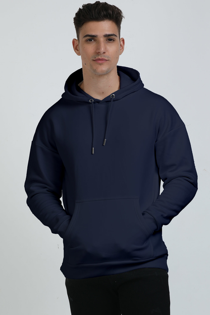 Navy Blue Oversized Hooo-D